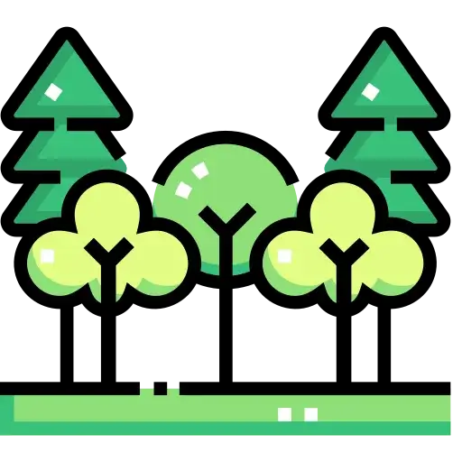 Open park and green spaces